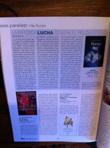 Reseña de 'Manu' en Revista Leer.