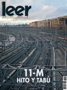 Portada del número 250 de la revista LEER, marzo de 2014.