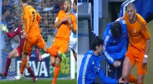 Consecuencias de chocar con Cristiano.