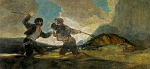 El derbi visto por Goya.