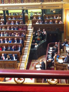El ruedo nacional desde la tribuna de prensa.
