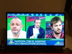 En El Chiringuito, anoche. Ahí creo que estaba defendiendo a Benzema.