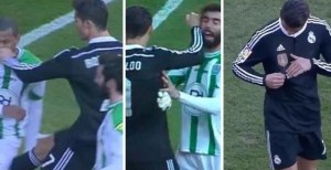 Cristiano equivocándose en tres tiempos.