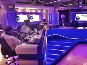 El día del debut con Herrera en Cope.