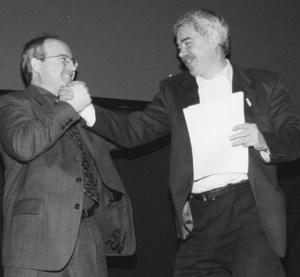 Dos socialistas catalanes: similar naturaleza en dos tripartitos verdaderos. Foto de Antonio Moreno.