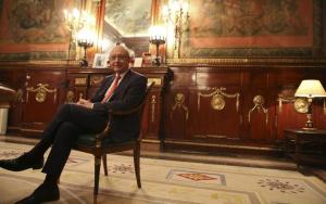 Montoro, después de hablar.