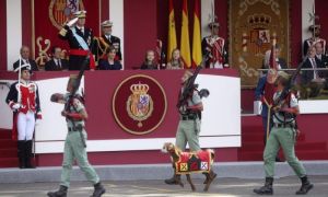 El carnero de la Legión se llama Pablo. Nadie extrañó a su tocayo Iglesias.