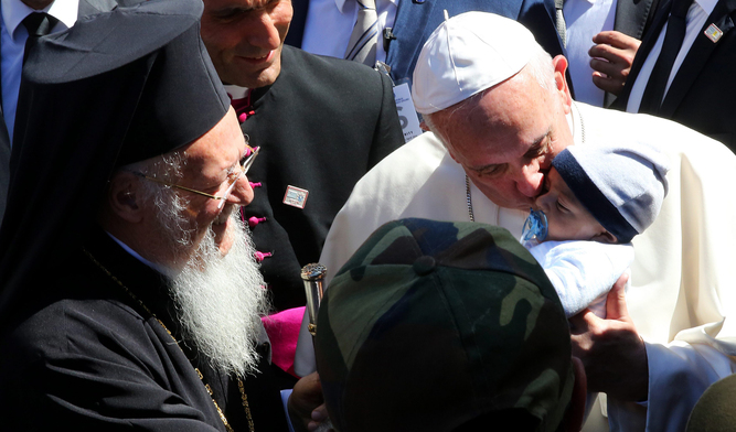 Pope Francis visits Lesvos