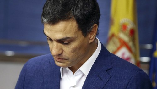 PEDRO SÁNCHEZ RENUNCIA A SU ESCAÑO PARA NO DESOBEDECER AL COMITÉ FEDERAL